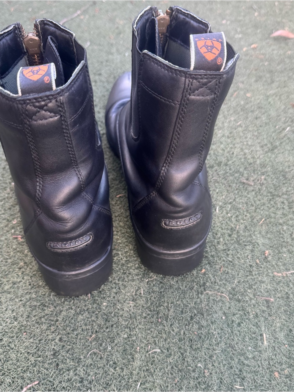 Ariat Women's Heritage III Zip Paddock Boots Black Leather Equestrian Size 11B - Picture 5 of 9